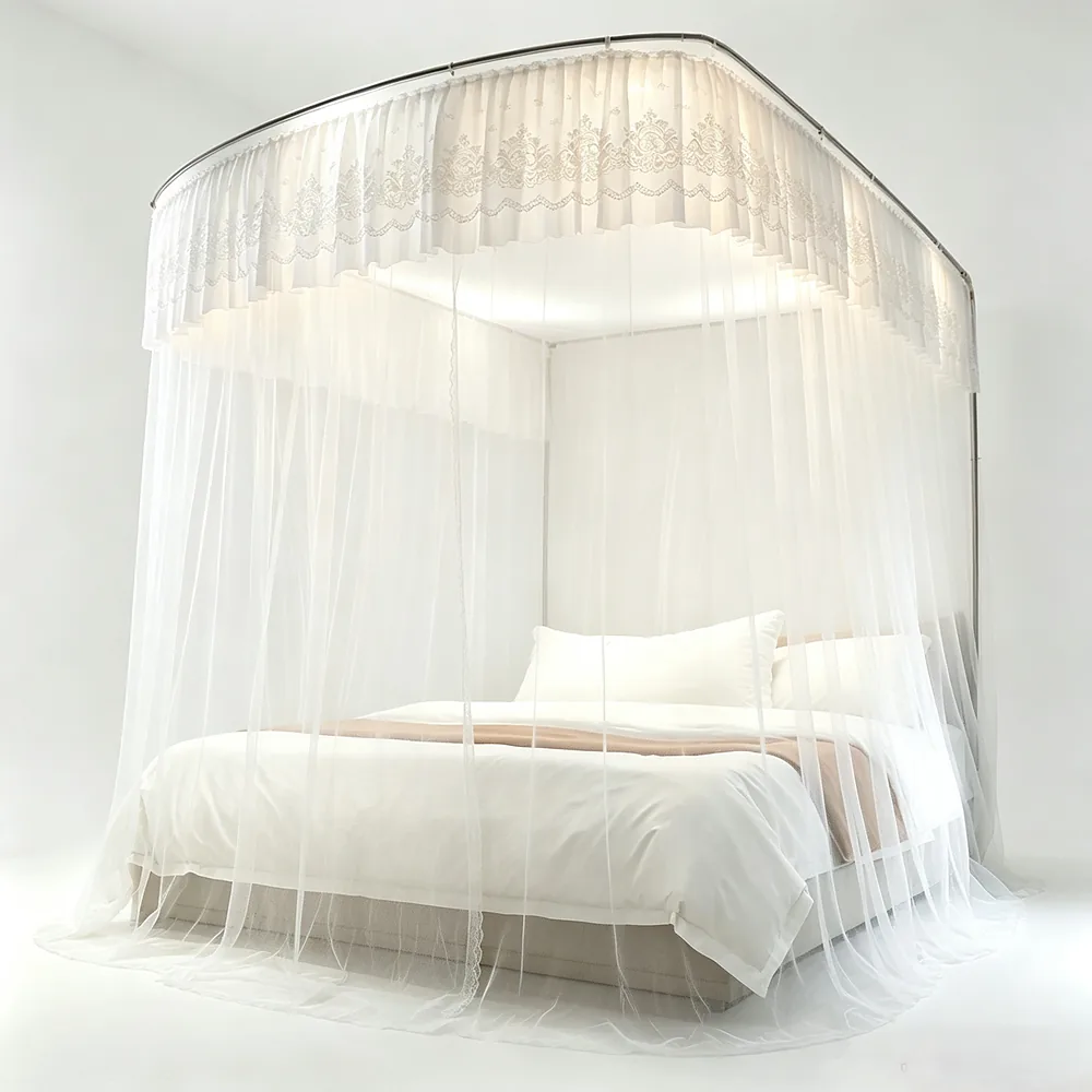 U-Shape Foldable Mosquito Net – factory photo, Jingsen Home Textiles